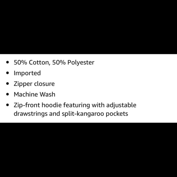 Men’s full zip hoodie - Picture 3 of 3